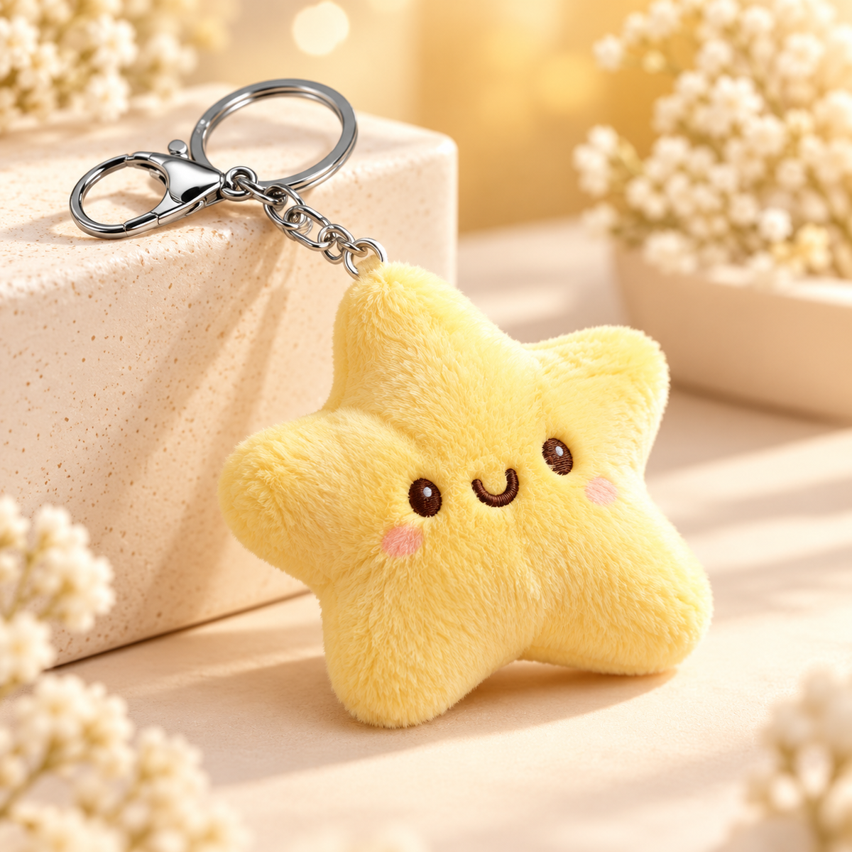 Plush Star Backpack Charm ⭐