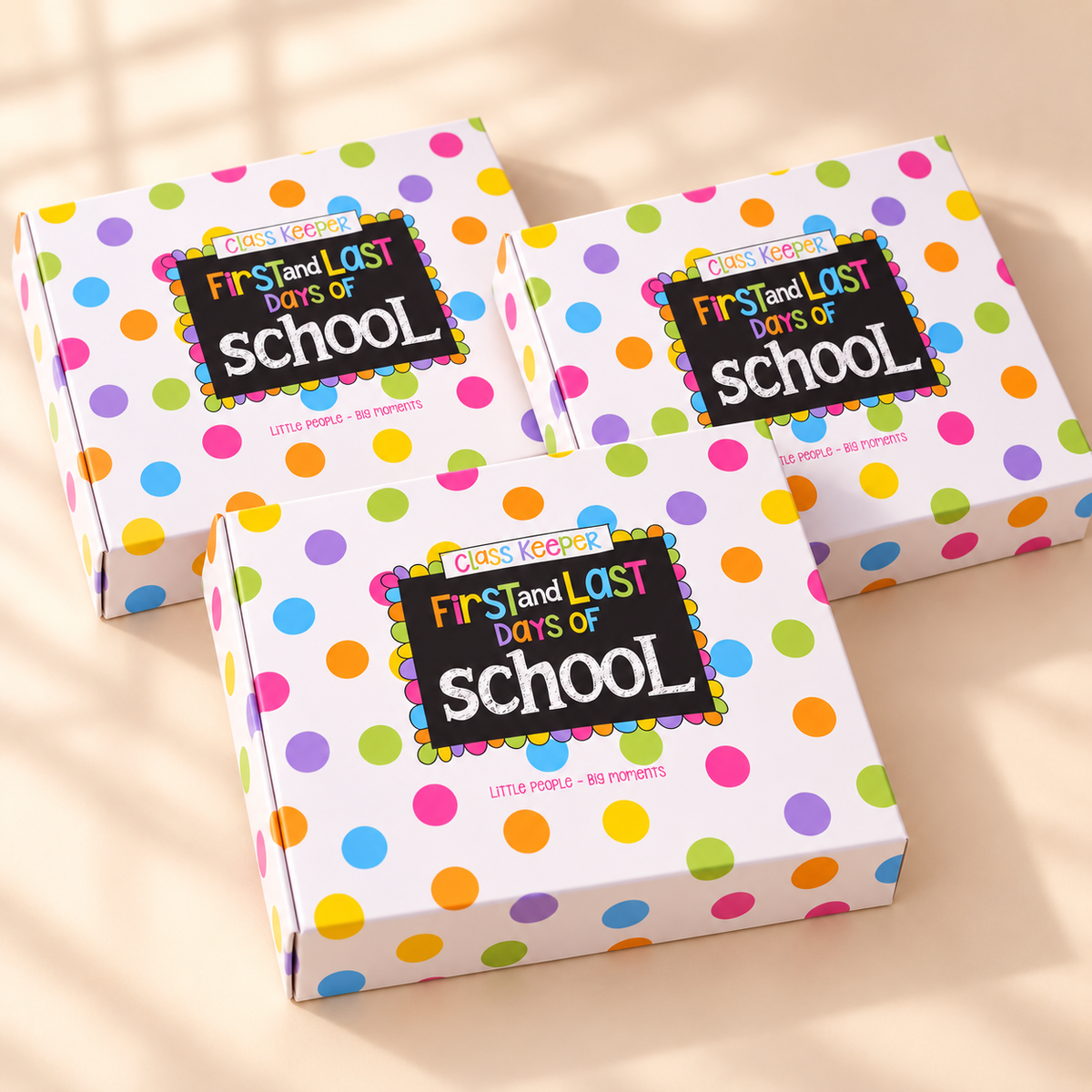 Three School Years Memory Keepers